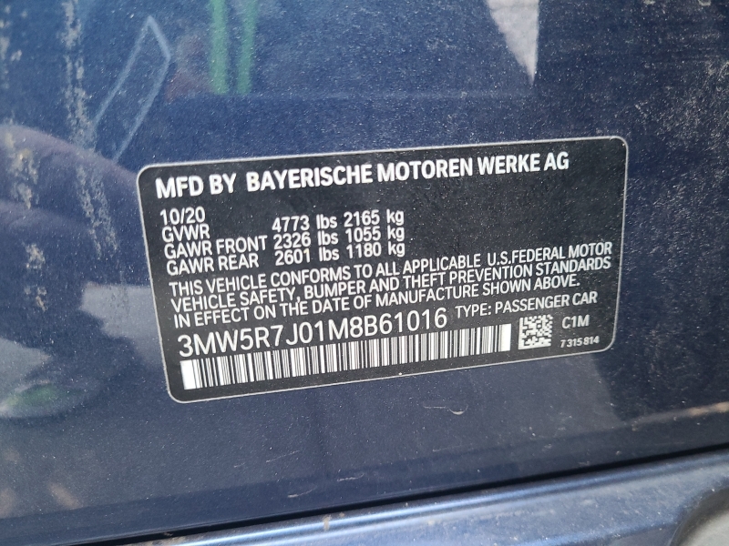 2021 BMW 3 Series Sedan 330i xDrive
