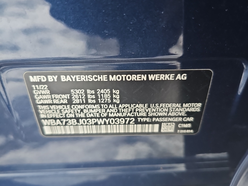 2023 BMW 5 Series Sedan 540i xDrive